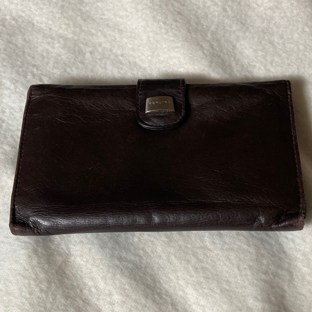 Perlina Rich Brown Leather Wallet